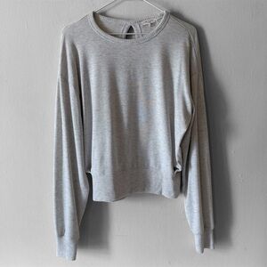 rag & bone crossback heathered sweater rayon blend SZ M